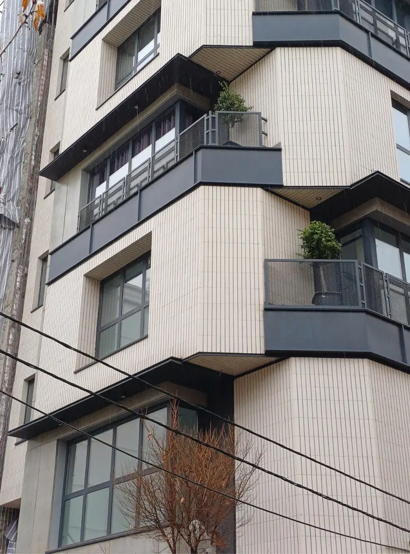 نمایی بینظیر از پروژه ساختمانی ام اس پی که توسط گروه مهندسی دیا طراحی و اجرا شده است